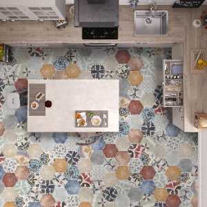 HEXA Marakesh ITT CERAMIC шестоъгълен гранитогрес 23*27