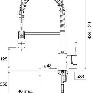 TEKA ARES K 937 Кухненски смесител