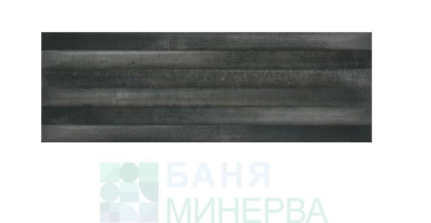 535-12 Метал Арт антрацит релеф 20х60см лв/м2