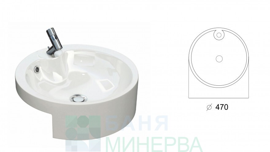 TRIANO Кристин 55 PVC Мебел за баня комплект - Image 3