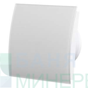 ВЕНТИЛАТОР ЗА БАНЯ MM-P/06 100/169 СТЪКЛО БЯЛ ОВАЛ MMOTORS БЪЛГАРИЯ