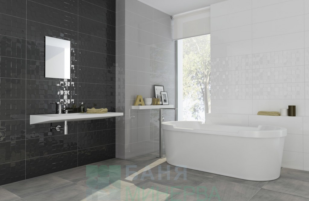 Colorglos negro 25-75 Плочки за баня ПРОМОЦИЯ -10%