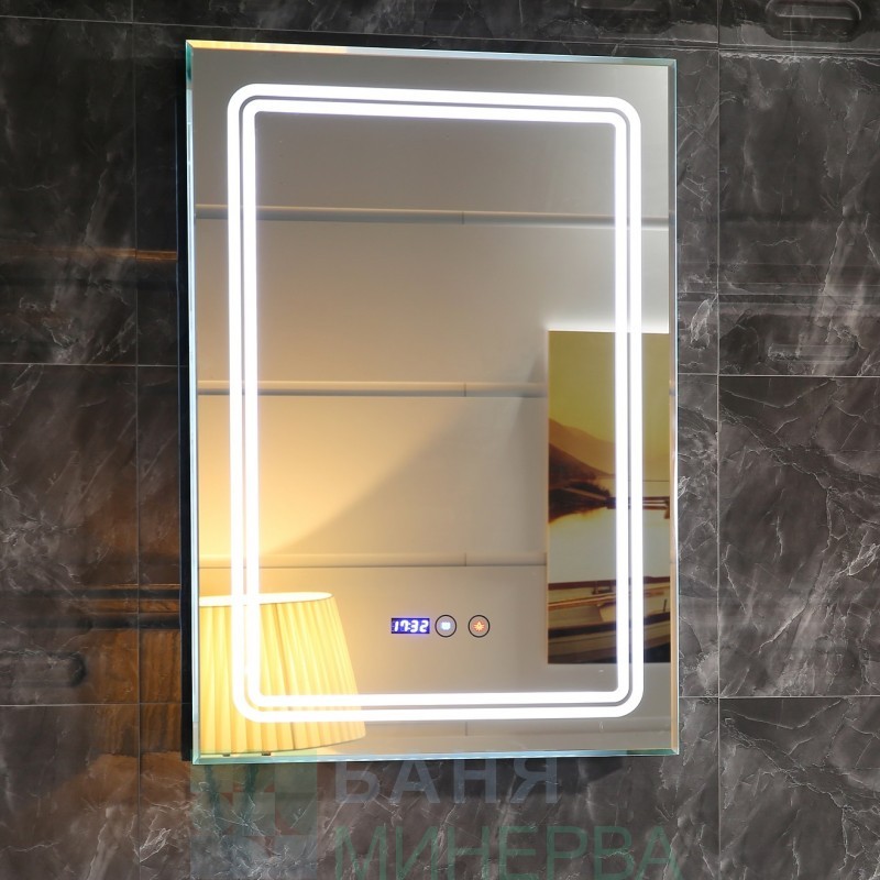 ICL 1791 LED Огледалo за баня 50-70 с нагревател Inter Ceramic