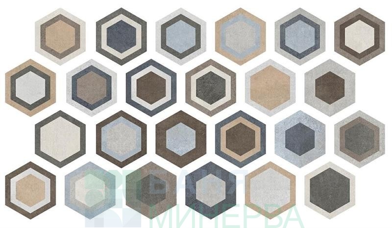 HEXA TRIPOLI ITT CERAMIC шестоъгълен гранитогрес