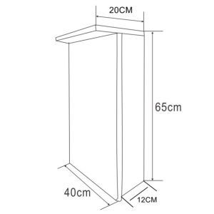 ICMC 1040 – 65 LED Шкаф Огледало Interceramic