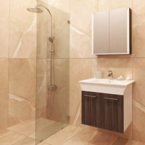 LINEA NEW 65 PVC-HPL Visota горен шкаф огледало