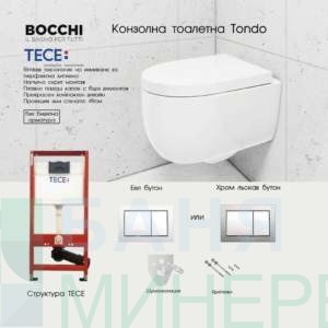 Структура TECE и BOCCHI Tondo Rimles – ПРОМО КОМПЛЕКТ