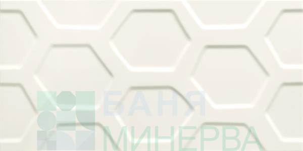 All in white 1 STR Плочки бял фаянс 29.8-59.8