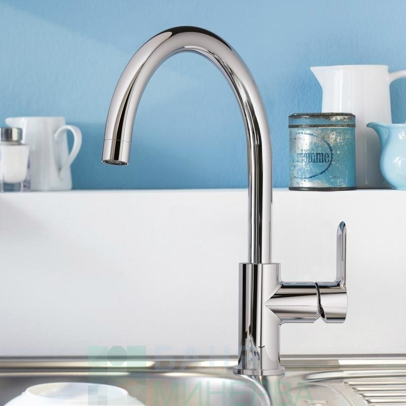 Grohe Bau Edge 31367001 Смесител за кухня с въртящ чучур - Image 2