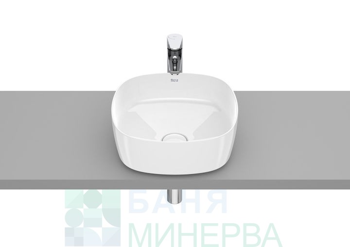 ROCA INSPIRA SOFT 37 см A327502000 FINECERAMIC Мивка за върху плот