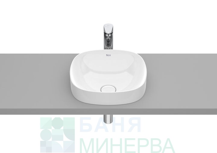 ROCA INSPIRA SOFT A32750R000 37 см Мивка за полувграждане в плот