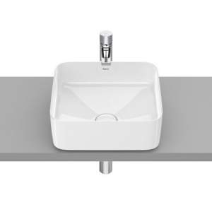 ROCA INSPIRA SQUARE 37 см A327532000 FINECERAMIC-Мивка за върху плот
