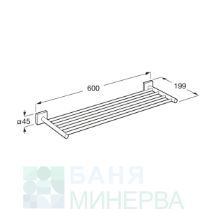Roca CUBICA A816825001 Държач за кърпи