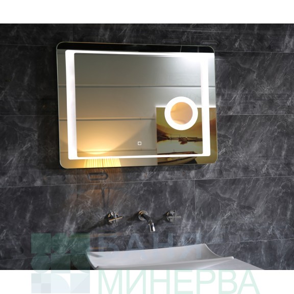 ICL 1596 Огледало за баня с LED осветление с козметично огледало Inter Ceramic - Image 2