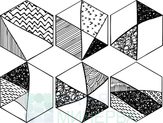 HEXA COMIC 23-27 ITT CERAMIC Шестоъгълен гранитогрес - Image 2