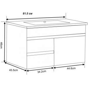 ICP 8146 PVC ШКАФ ЗА БАНЯ с MDF ВРАТИ