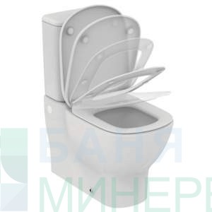 Ideal Standard TESI AQUABLADE T082 Моноблок Плътноприлепване до стена с плавно затваряне