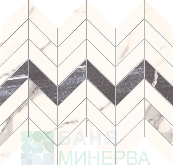 Bonela white 24.6-29.8 мозайка