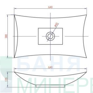 ICB 685B iStone Solid Surface Умивалник черен мат