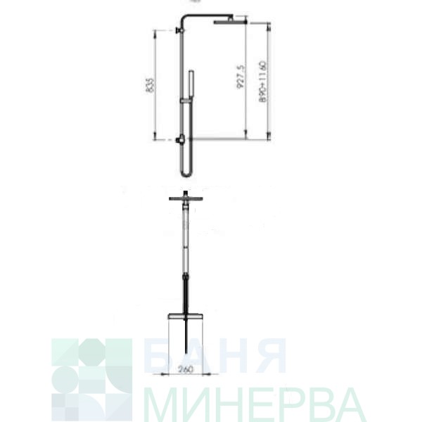 Gedy G Star 10300 душ колона с термостат - Image 2