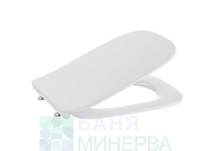 DEBBA Square седалка и капак за тоалетна чиния SLIM със забавено падане