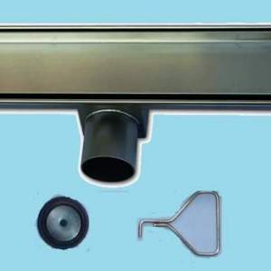 Линейни сифони за плочка INOX STYLE 485-80-80 мм