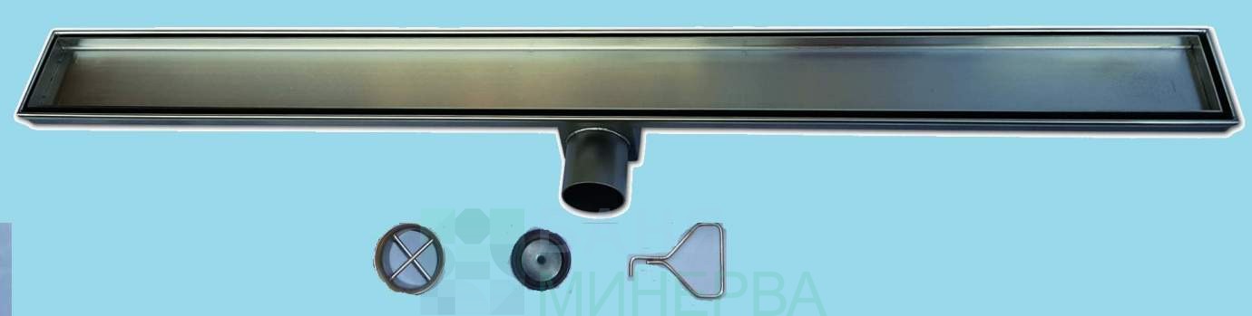 Линейни сифони за плочка INOX STYLE 585-80-80mm