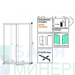 ICS 80/20 Преграден параван ХАРМОНИКА