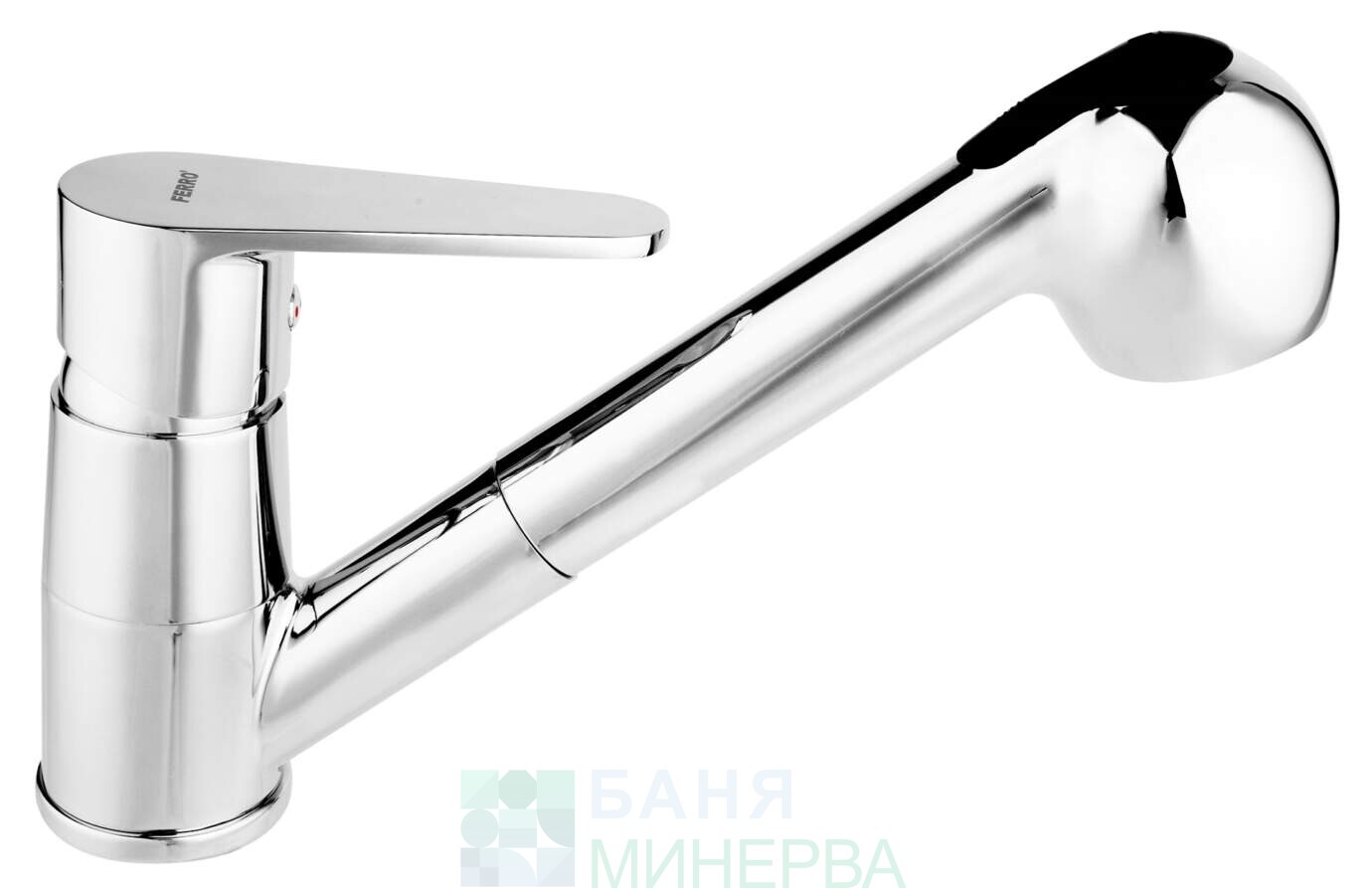 FERRO Algeo BAG8 Смесител за кухня с изтеглящ се чучур