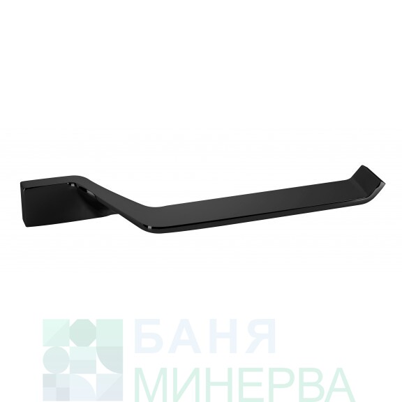 ICA 2851B МЕЛАНИЯ Поставка за тоалетна хартия ЧЕРЕН МАТ