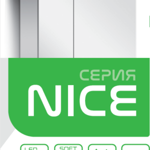ARVIPO NICE 50 см PVC Шкаф огледало за баня с LED