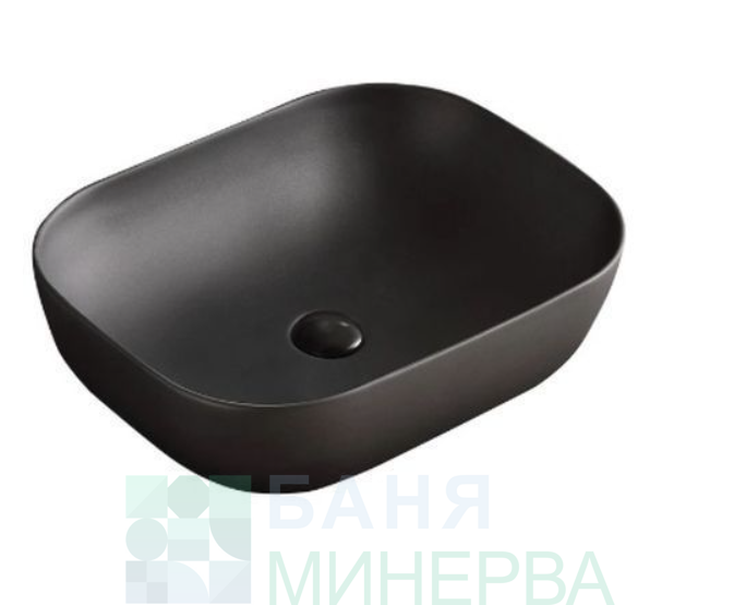 Мивка върху плот ЧЕРЕН МАТ DENSIA BLACK