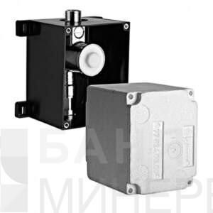 SCHELL Compact II вграден напорен промивен кран за писоар