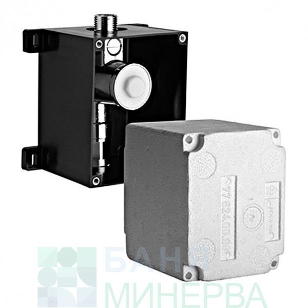 SCHELL Compact II вграден напорен промивен кран за писоар
