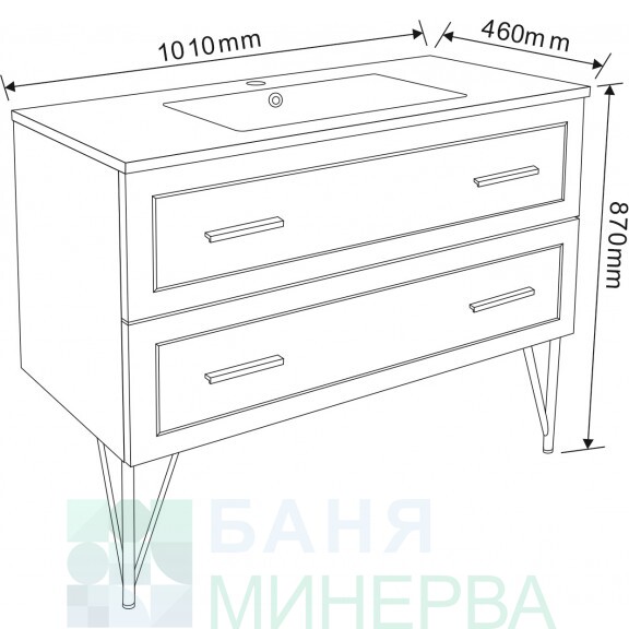 ICP 10045 PVC Мебели за баня - Image 4