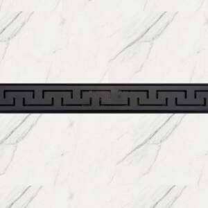 Линеен сифон Черен мат MONOLIT Black 60 см