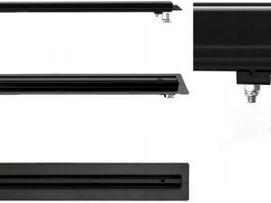 Линеен сифон черен мат ULTRA SLIM Black 90 см