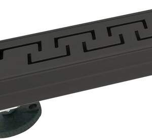 Линеен сифон Черен мат MONOLIT Black 60 см
