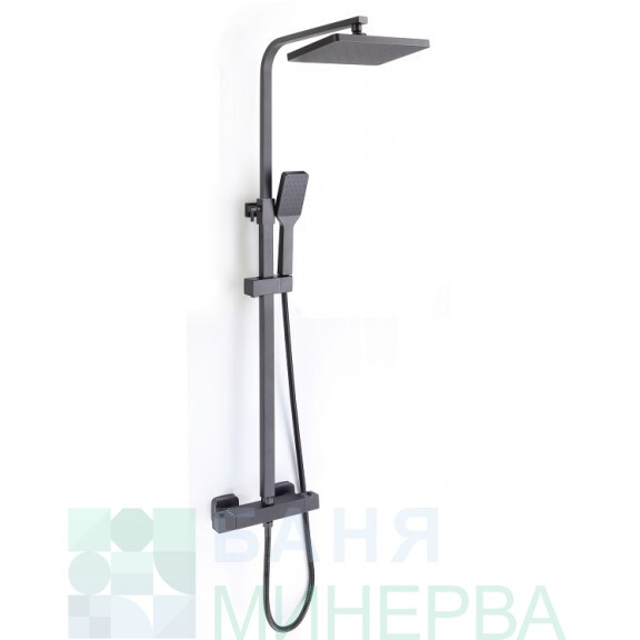 ICT 6222B Черна душ система с термостат Клеманс - Image 2