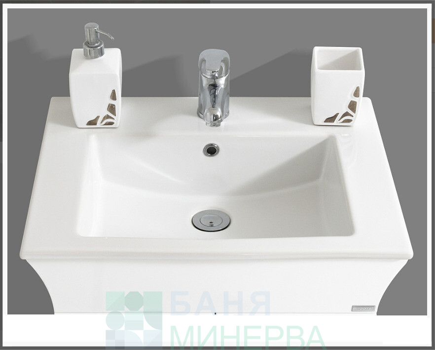 ЛИНЕА 55 PVC Долен шкаф с мивка Visota - Image 3
