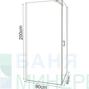 ICL 157 90 R NEW Душ кабина с една врата