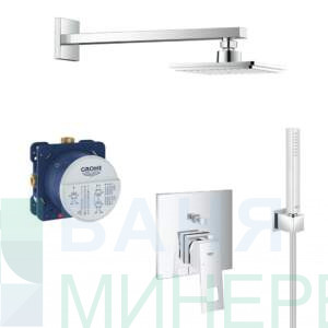 GROHE EUROCUBE 24062000+35600000+26073000+26405000 КОМПЛЕКТ СИСТЕМА ЗА ВГРАЖДАНЕ