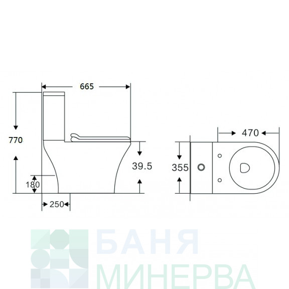 Черен Монкоблок 7937P BLACK - Image 2