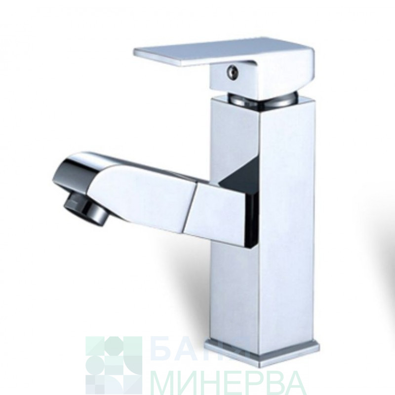 Смесител за мивка Куарто 1118549NEW с изтеглящ душ