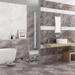 PULSE Bianco Grey 30-90 Плочки за баня