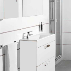 DEBBA COMPACT Шкаф с мивка 60 см. 2 чекмеджета Бял гланц 851564806