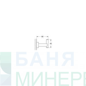 GROHE Essentials Cube 40511001 Закачалка