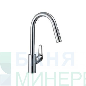 HANSGROHE 31815000 FOCUS M41 240 2jet Кухненски смесител с изтеглящ се душ