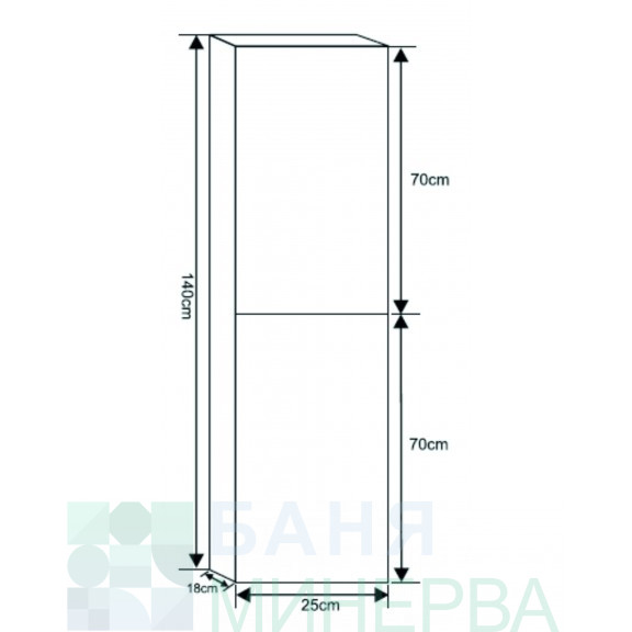 ICP 2518 PVC колона за баня - Image 4