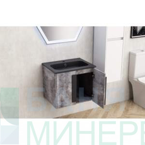 ICP 6451-4 Амелия Мебел за баня с черна мивка